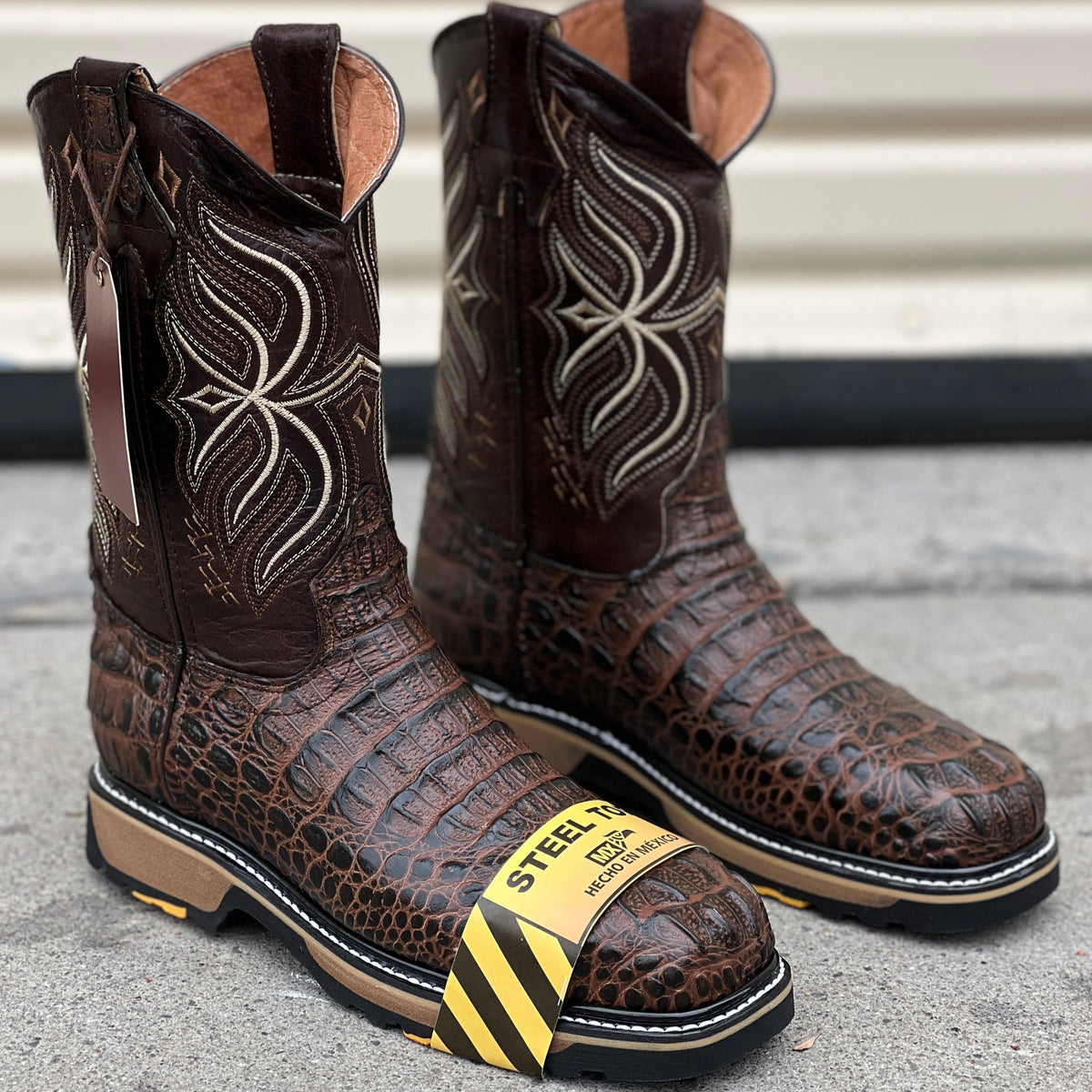 Gator skin shop steel toe boots